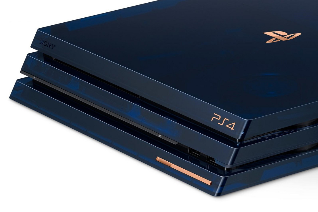 纪念PS系列主机总销量破5亿：SONY 索尼 推出 蓝色透明纪念版 PlayStation 4 Pro 主机