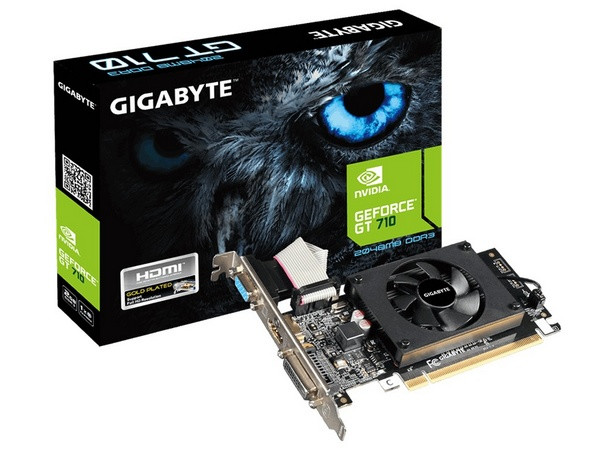 紧凑平台刀卡：GIGABYTE 技嘉 发布 GTX 1050 OC 3G 和 GTX 710 2G 显卡