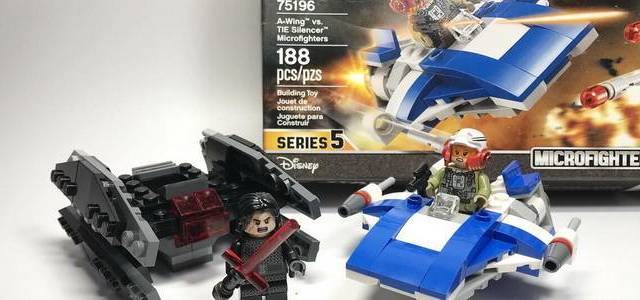 买人仔送载具:LEGO 乐高 迷你战队 75196 A翼战机对战TIE静默者