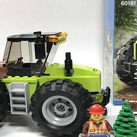 玩法多样：LEGO 乐高 城市系列 60181 林业工程车