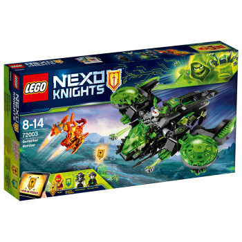 人仔诚意十足：LEGO 乐高 72003 未来骑士团 Nexo Knights 狂战士轰炸机 开箱