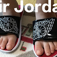 给儿子买的第N双鞋 篇四十四：NIKE 耐克 AIR JORDAN HYDRO 7 幼童拖鞋开箱