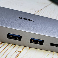 SSK 飚王 Type-C 扩展坞 小测，USB3.0对无线鼠标干扰几乎没有
