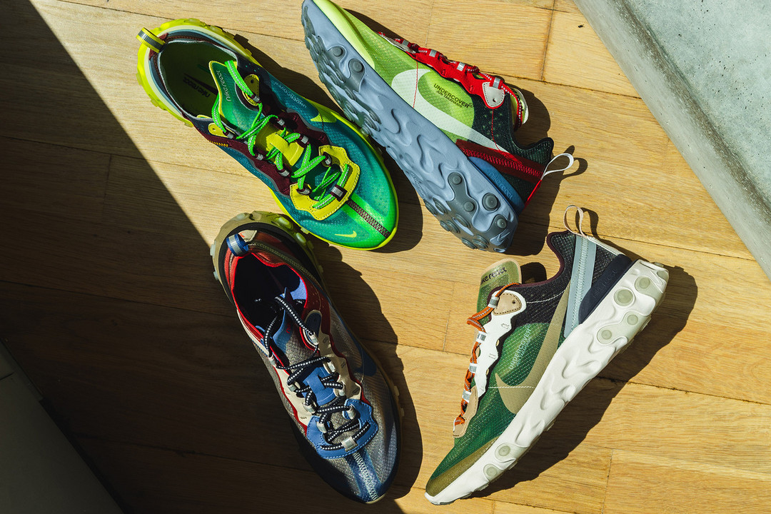 时下最强话题潮鞋：与UNDERCOVER再次联乘的NIKE React Element 87