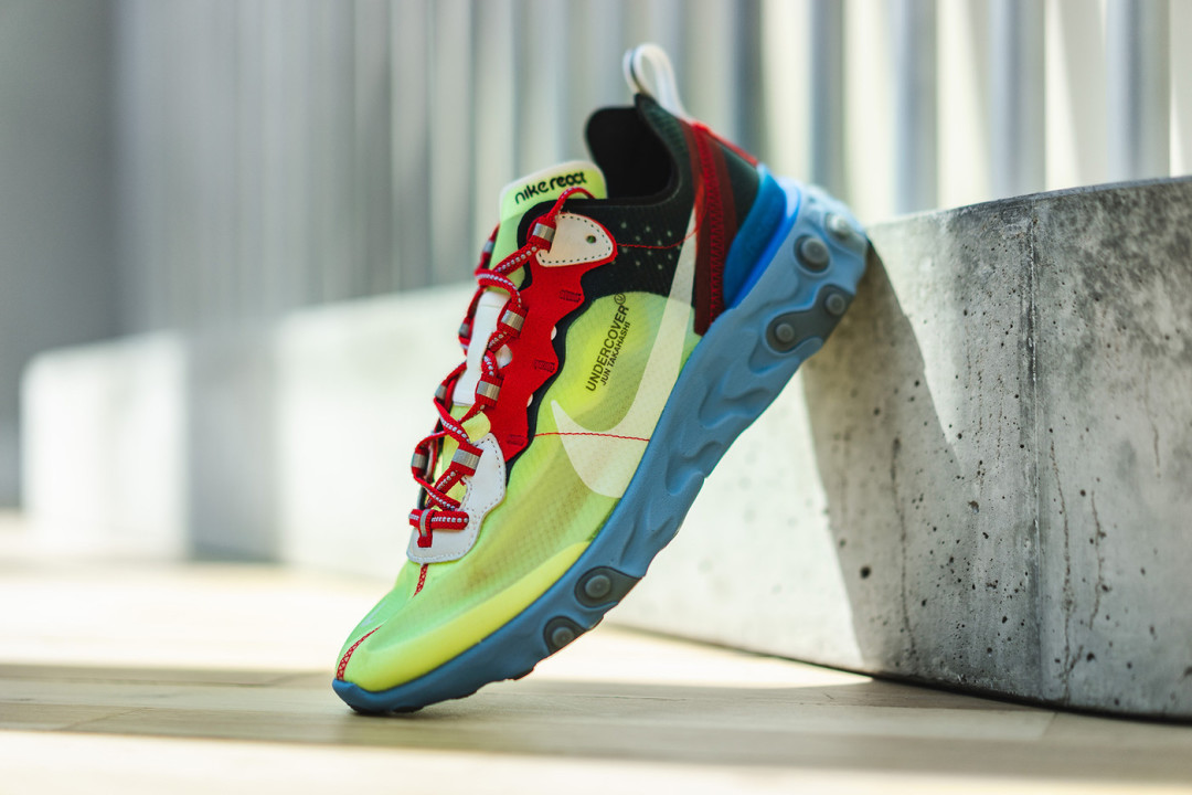 时下最强话题潮鞋:与UNDERCOVER再次联乘的NIKE React Element 87