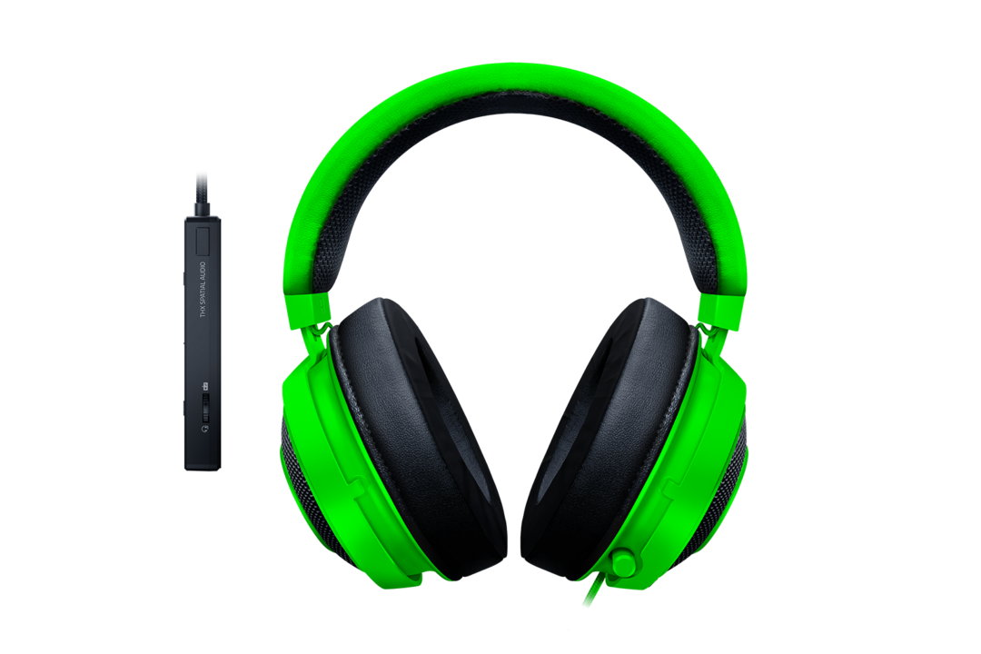 50mm单元、配有USB控制单元：RAZER 雷蛇 发布 Kraken TE 北海巨妖竞技版 游戏耳机