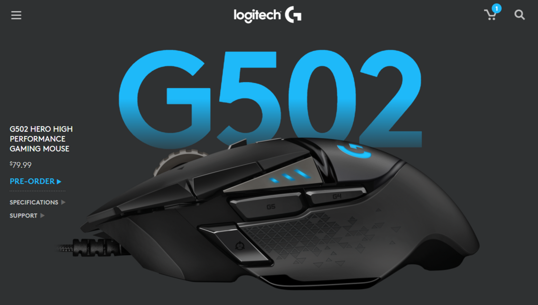 Logitech 罗技 低调更新 G502 游戏鼠标，搭载Hero 16K传感器