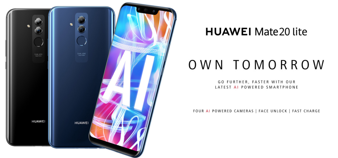 刘海屏+麒麟710：HUAWEI 华为 推出 Mate20 Lite 智能手机，9月5日英国上市