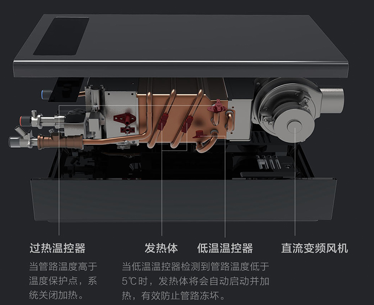 智能操控、水气连控：viomi 云米 1A 燃气热水器 16L 