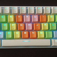 手感与颜值兼具—RK 61 樱桃茶轴 彩虹渐变PBT版 蓝牙无线迷你机械键盘开箱