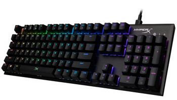 HYPERX 发售 阿洛伊 FPS RGB 凯华银轴 机械键盘