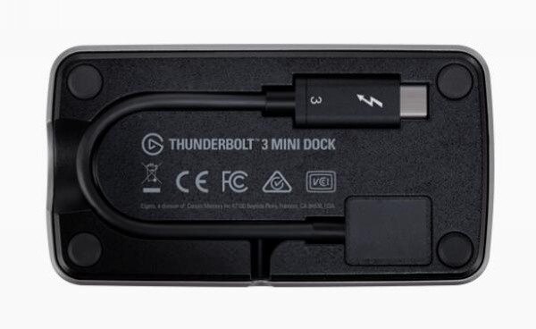 支持双路4K@60hz：Elgato 发布 Thunderbolt 3 Mini Dock 扩展器