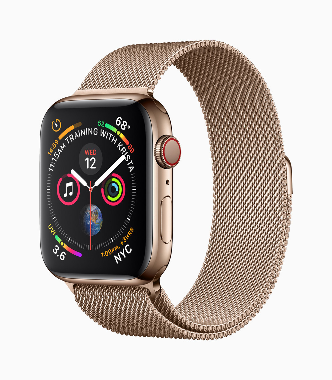 增加心电监测：Apple 苹果 发布 Apple Watch Series 4  智能手表