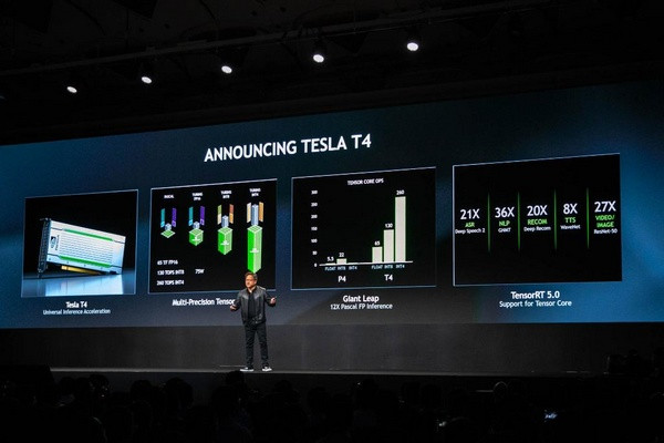 仅75W TDP：NVIDIA 英伟达 发布 Tesla T4 专业加速卡