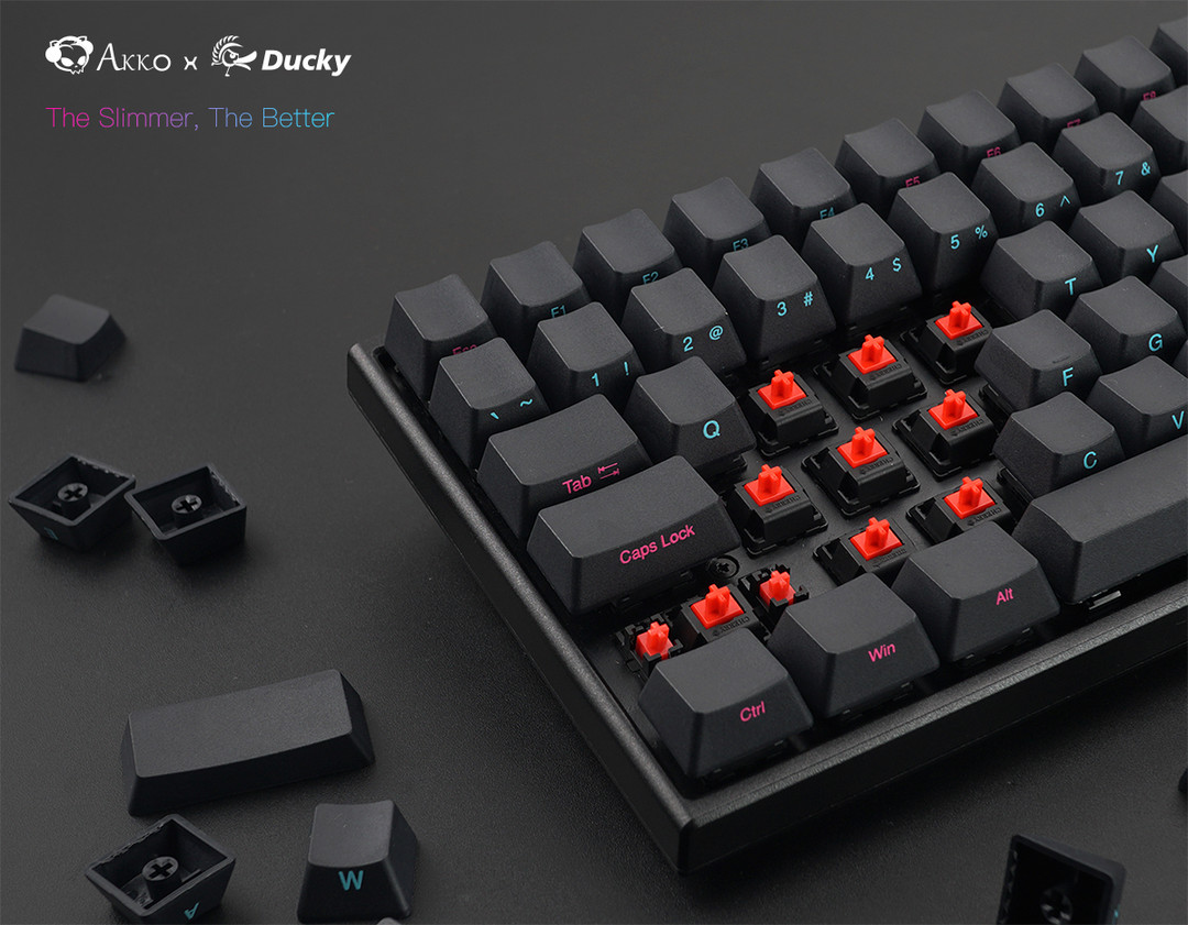 紧凑型75%键位：Akko 艾酷 发布 Ducky 3系列 3084午夜 机械键盘