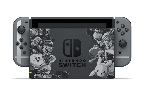 含数字版游戏：Nintendo 任天堂 推出 《任天堂明星大乱斗》限定Switch游戏机