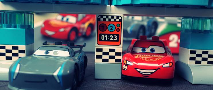 得宝世界的速度与激情乐高得宝系列10857活塞杯汽车大赛