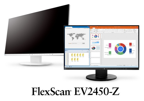 1mm极窄边框：EIZO 艺卓 发布 EV 2450-Z 和 EV 2450-M 显示器