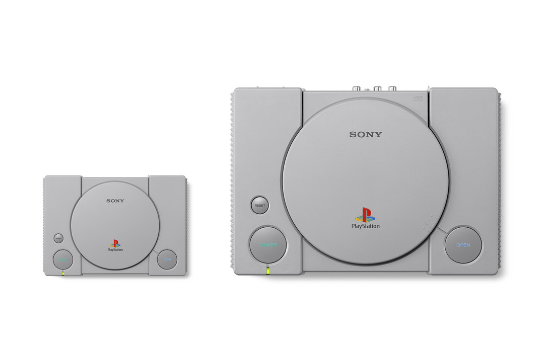 经典复刻、内置20款老游戏：Sony 索尼 推出 PlayStation Classic 限量版游戏主机