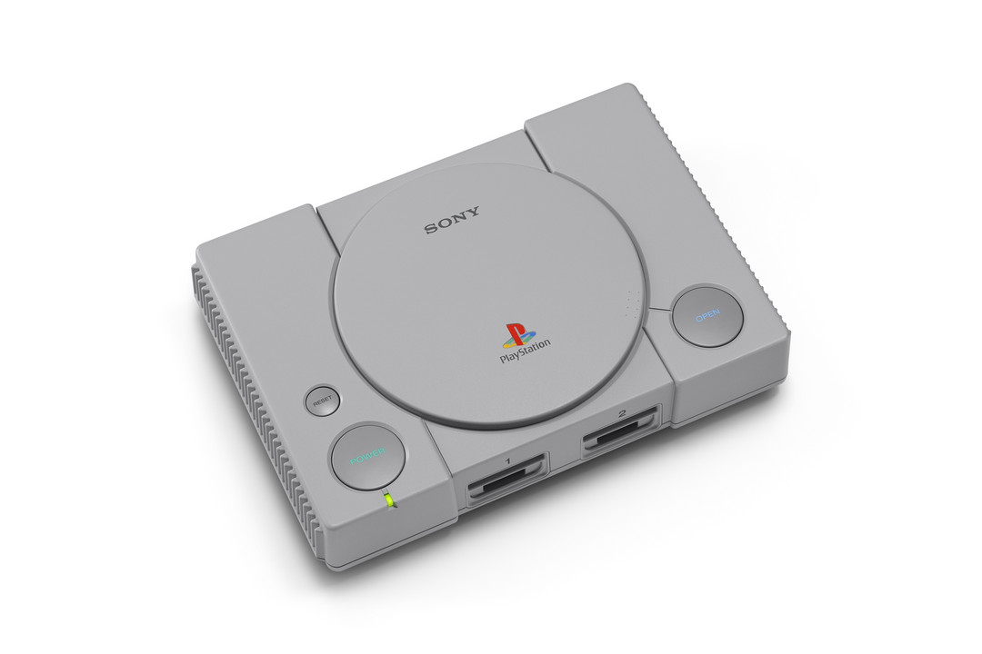 经典复刻、内置20款老游戏：Sony 索尼 推出 PlayStation Classic 限量版游戏主机