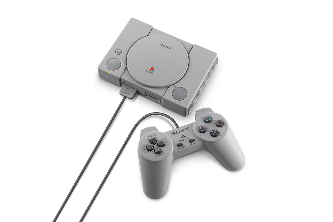 经典复刻、内置20款老游戏：Sony 索尼 推出 PlayStation Classic 限量版游戏主机