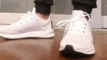 买鞋不能停 篇二：白菜价小白鞋：Adidas 阿迪达斯 falcon elite 5 运动鞋开箱上脚（真人兽）