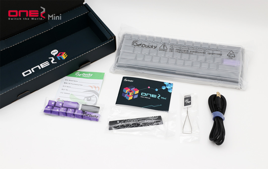 你的随身小玩具:Akko Ducky 发布 One 2 Mini RGB 61键机械键盘