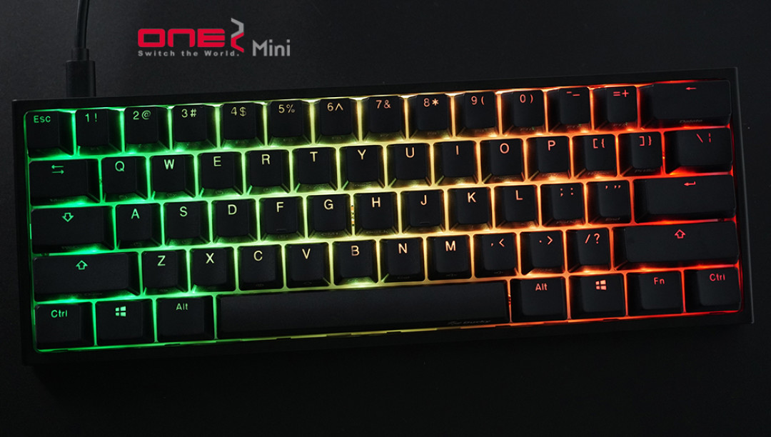 你的随身小玩具:Akko Ducky 发布 One 2 Mini RGB 61键机械键盘