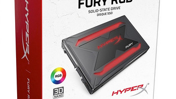 RGB幻彩背光：Kingston 金士顿 发布 HyperX Fury RGB 固态硬盘