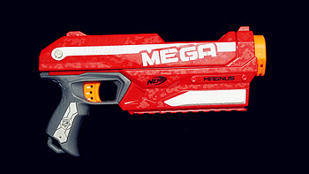 饕餮家的武器库 篇三：手枪巅峰，沙漠之鹰—HASBRO 孩之宝 NERF MEGA MAGNUS 软弹枪开箱