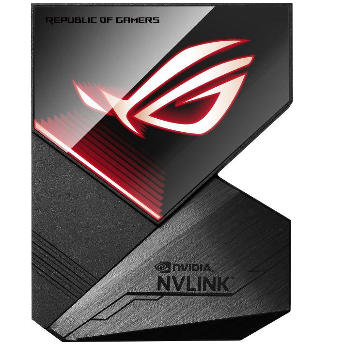 最大的亮点就是RGB：ROG 玩家国度 推出 NVLink 桥接器 