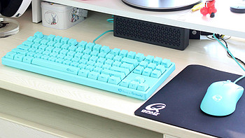 那些年摸过的外设 篇十二：小清新桌面颜值担当—Akko x Ducky 蒂芙尼蓝 色彩版键鼠套装开箱