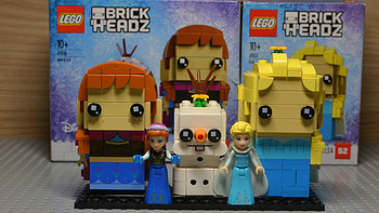 LEGO 乐高 冰雪奇缘方头仔 爱莎、安娜与雪宝