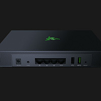 支持MESH、自动切换优质信道：RAZER 雷蛇 Sila 精灵魔盒 AC3000 游戏无线路由器