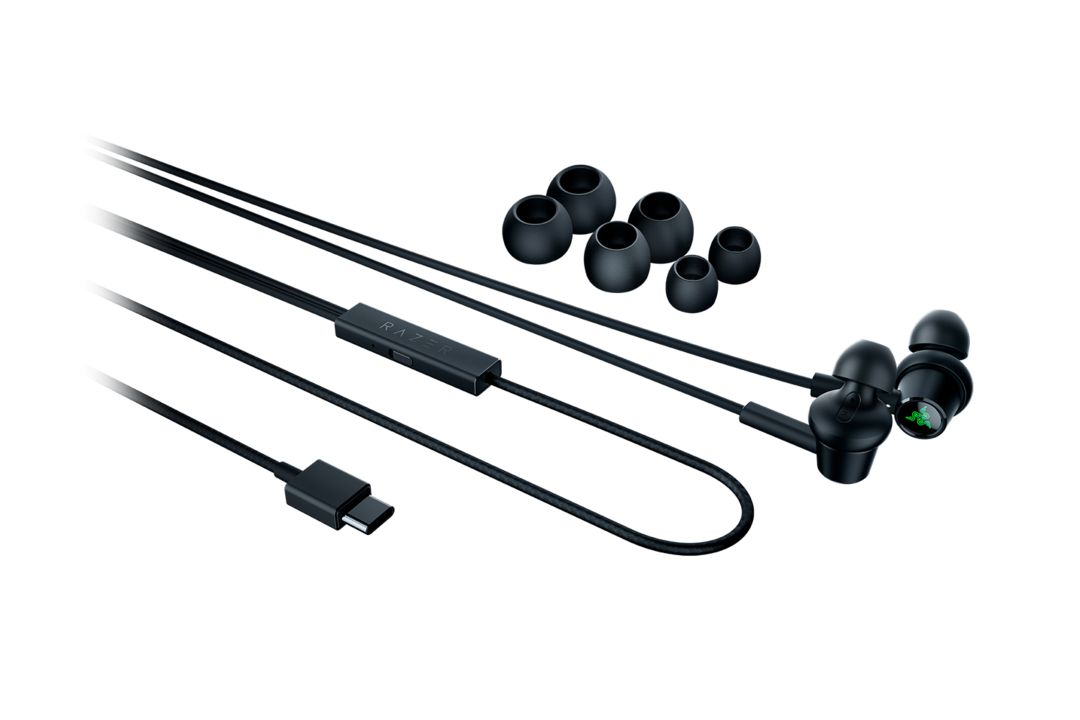 Razer 雷蛇 推出旗下首款 USB-C降噪版 战锤狂鲨 主动降噪 入耳游戏耳机