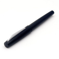 KACO EDGE刀锋钢笔EF尖 黑色简约商务签字钢笔拉丝笔杆钢笔 黑色