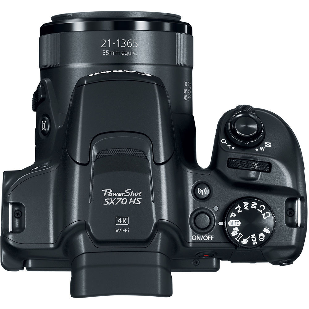 65倍光学变焦 佳能发布新款大变焦比相机PowerShot SX70 HS