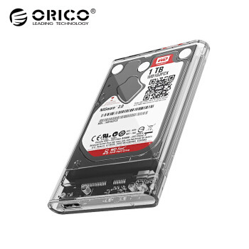 发挥闲置硬盘余热 ：ORICO 奥睿科 移动硬盘盒（全透明2139U3）