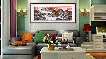客厅软装搭配 篇一：客厅墙面装饰画挂什么 一幅山水画让家惊艳四方