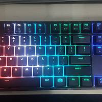 COOLERMASTER 酷冷至尊 MasterKeys Pro L 旗舰108白光版 黑色 红轴