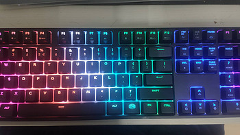 COOLERMASTER 酷冷至尊 MasterKeys Pro L 旗舰108白光版 黑色 红轴