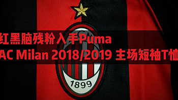 双十一剁手 篇二：红黑脑残粉入手Puma AC Milan 2018/2019 主场短袖T恤