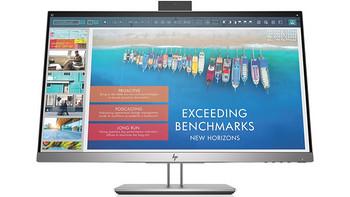 可弹出式摄像头、USB-C一线方案：HP 惠普 发布 EliteDisplay E243d Docking Monitor 显示器