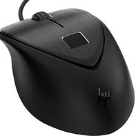 集成指纹识别：HP 惠普 HP USB Fingerprint Mouse 鼠标 