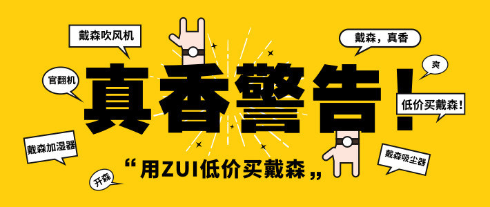  花海淘的价格买国行戴森官翻真香