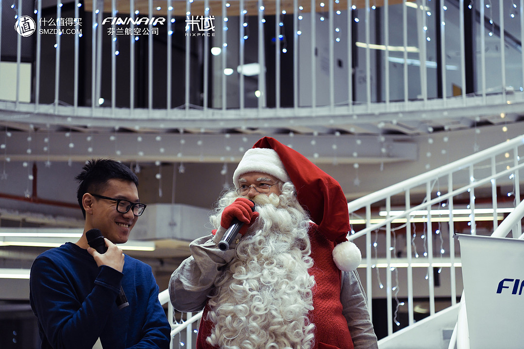 与来自芬兰罗瓦涅米的正牌圣诞老人在上海近距离接触