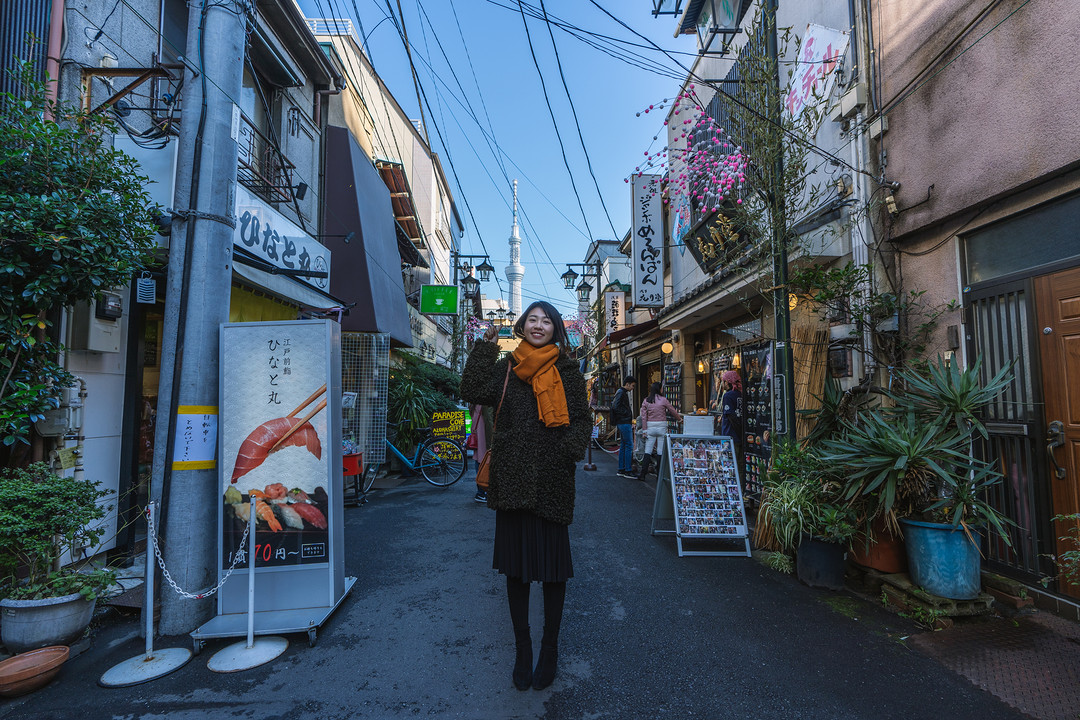 第一次带妹游东京，去哪拍照比较好？ 顺便体验索尼SEL1635GM镜头