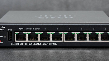 Cisco SG250-08 8口千兆交换机 简单试用