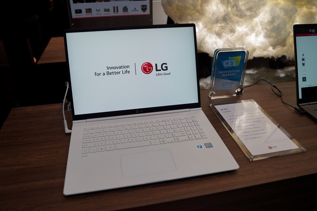 CES 2019 创新奖：LG 推出 gram 17Z990 轻薄本、gram 14T990 变形本