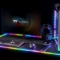 集成RGB灯效：Thermaltake 曜越 发布 Level 20 RGB Battlestation Gaming Desk 电脑桌